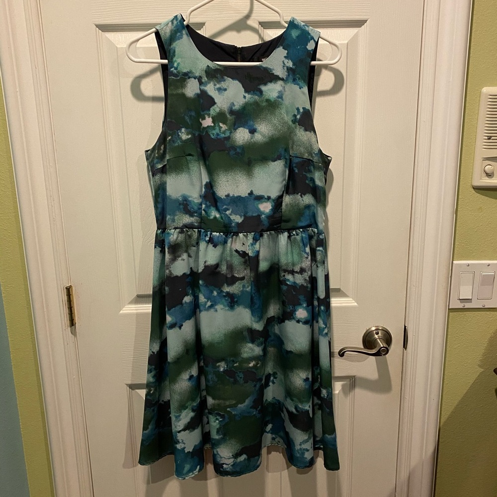 Fancy abstract cocktail dress